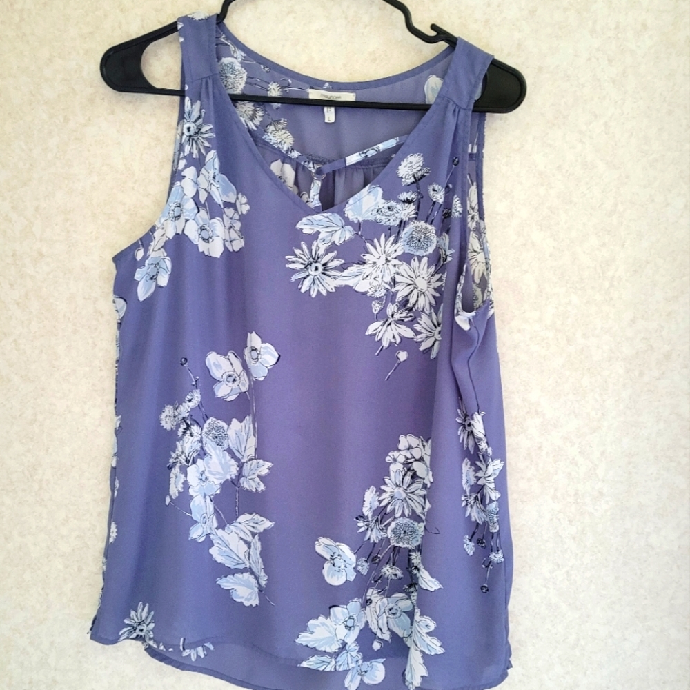 Maurices Sleeveless Floral Top